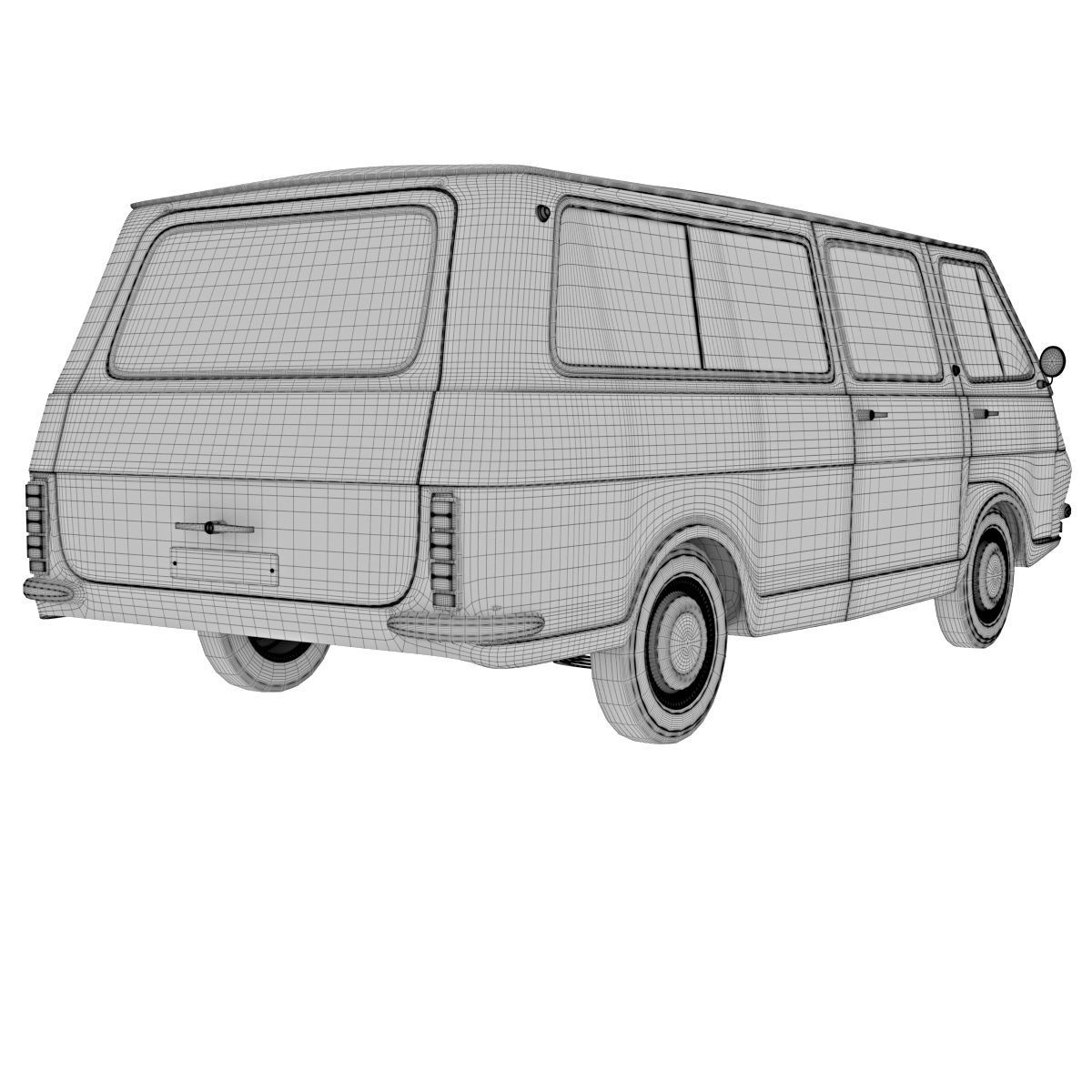 RAF bus 3D model_6