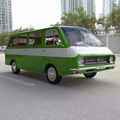RAF bus 3D model