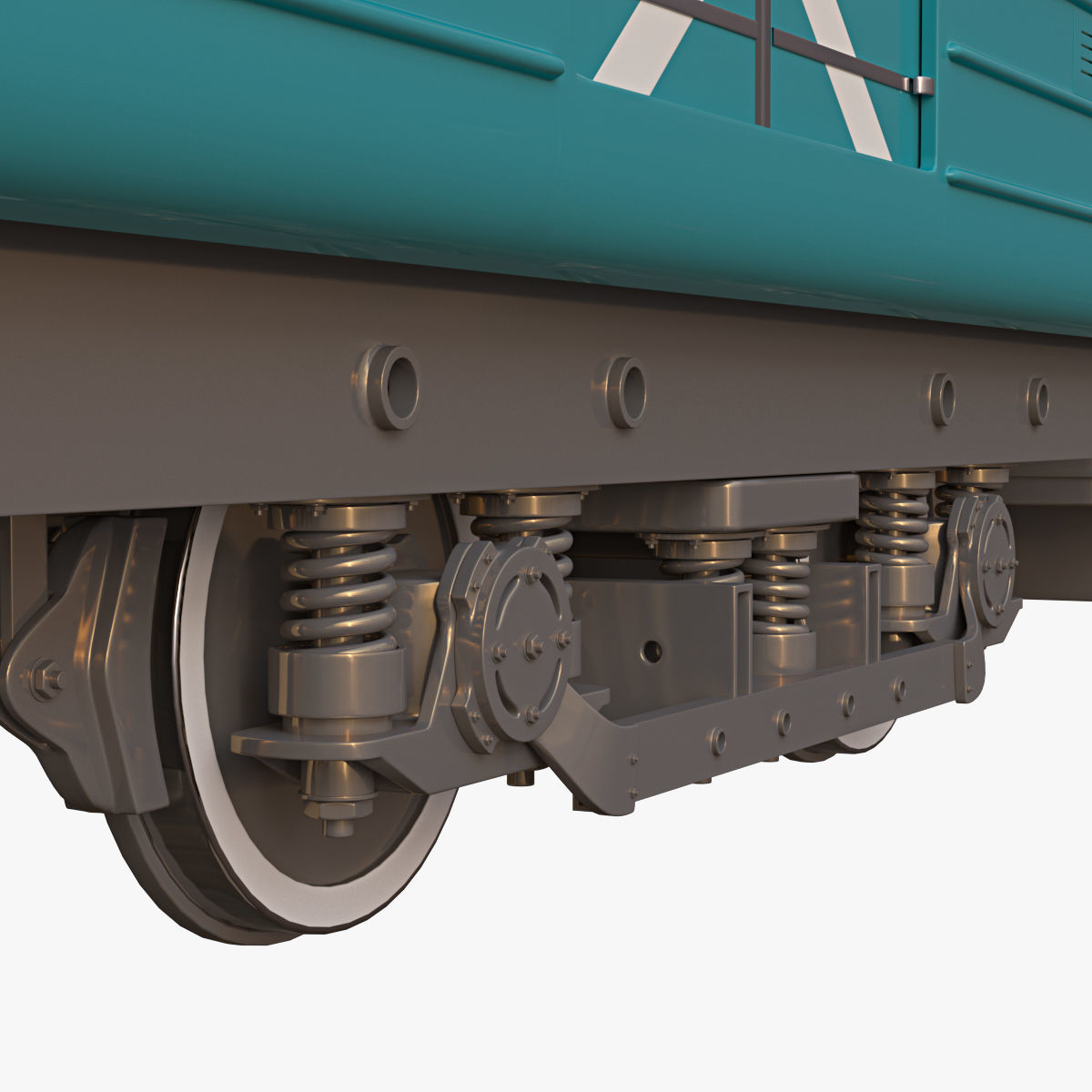 Subway Carriage 3D model_3