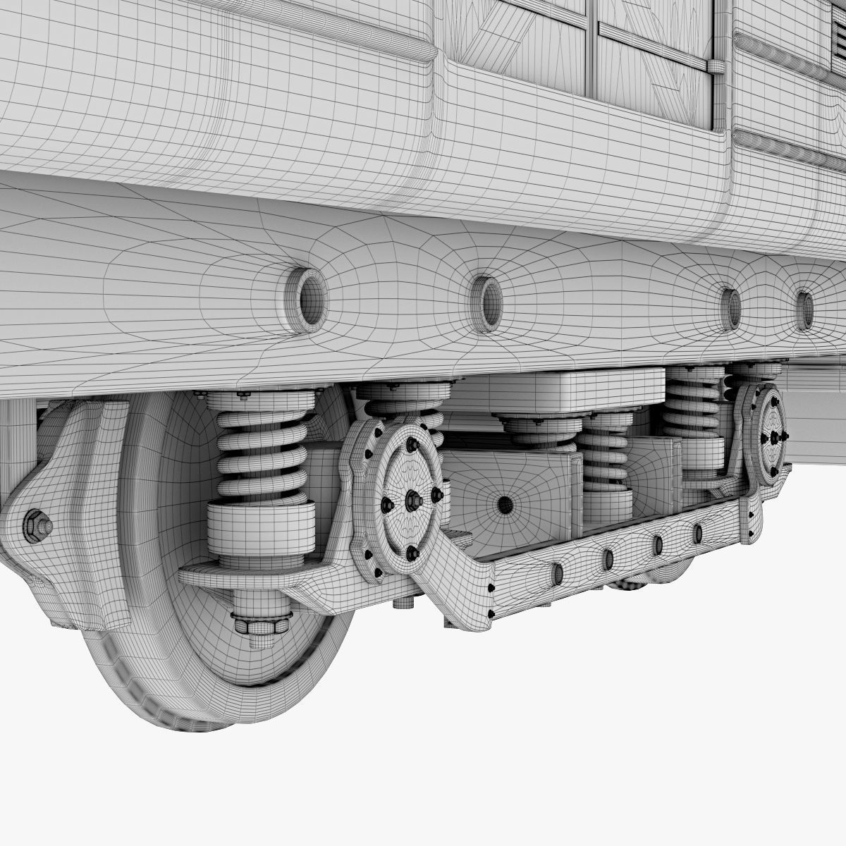 Subway Carriage 3D model_6