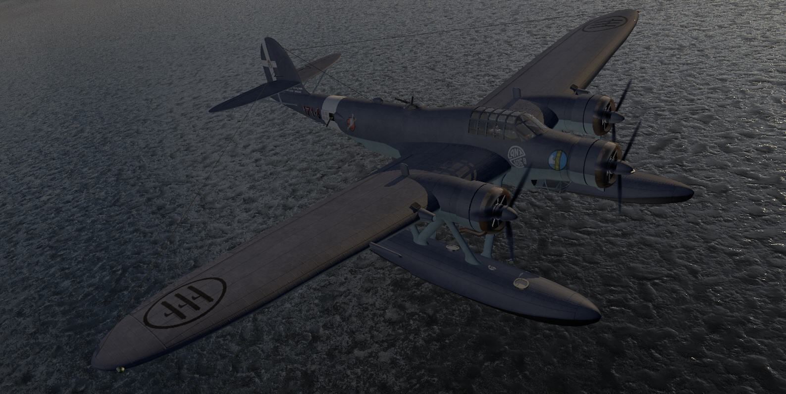 CANT Z-506C Airone 3D model_8