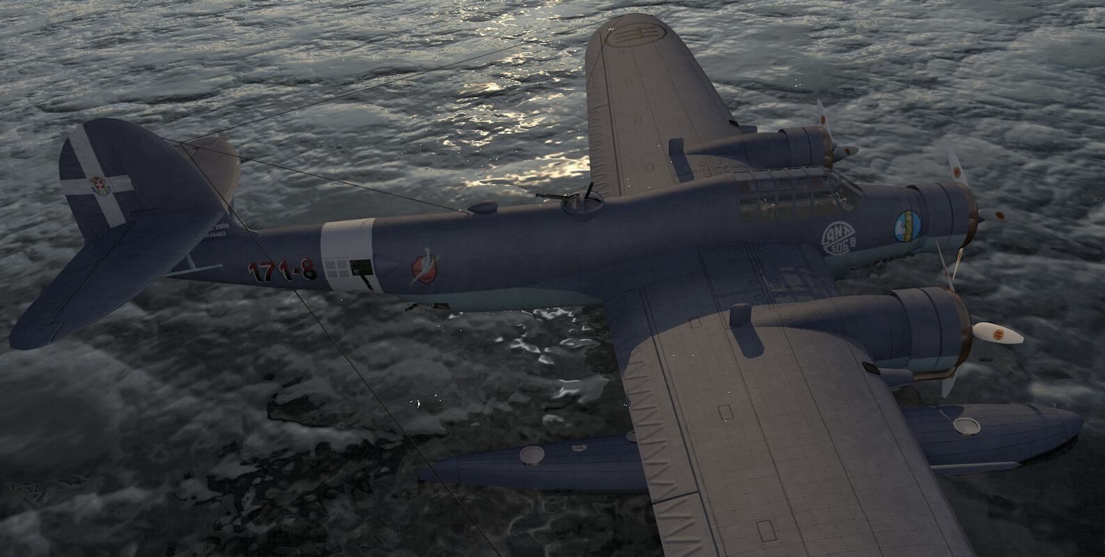 CANT Z-506C Airone 3D model_2