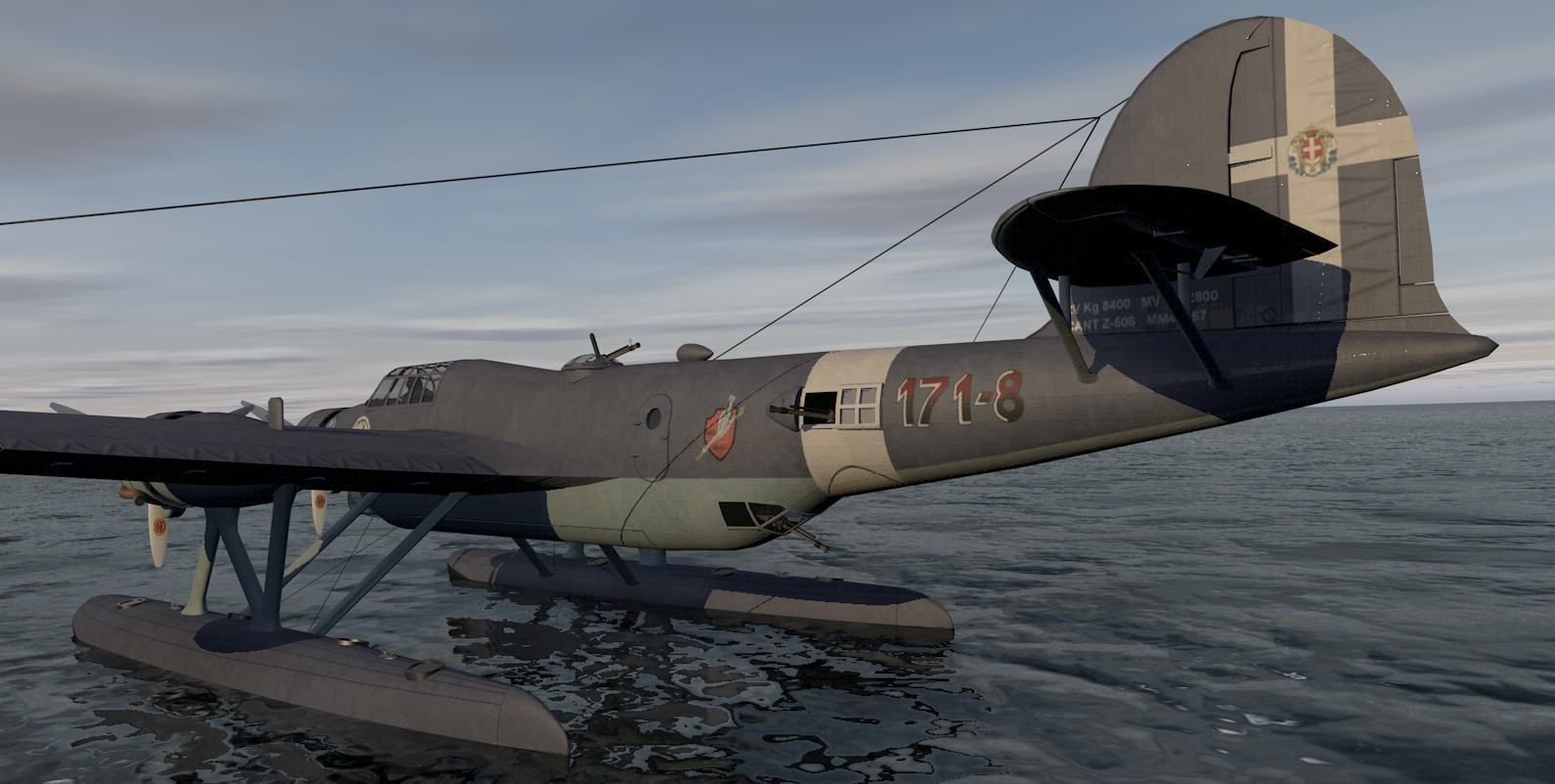 CANT Z-506C Airone 3D model_6