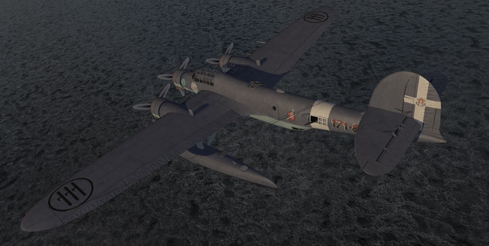 CANT Z-506C Airone 3D model_9