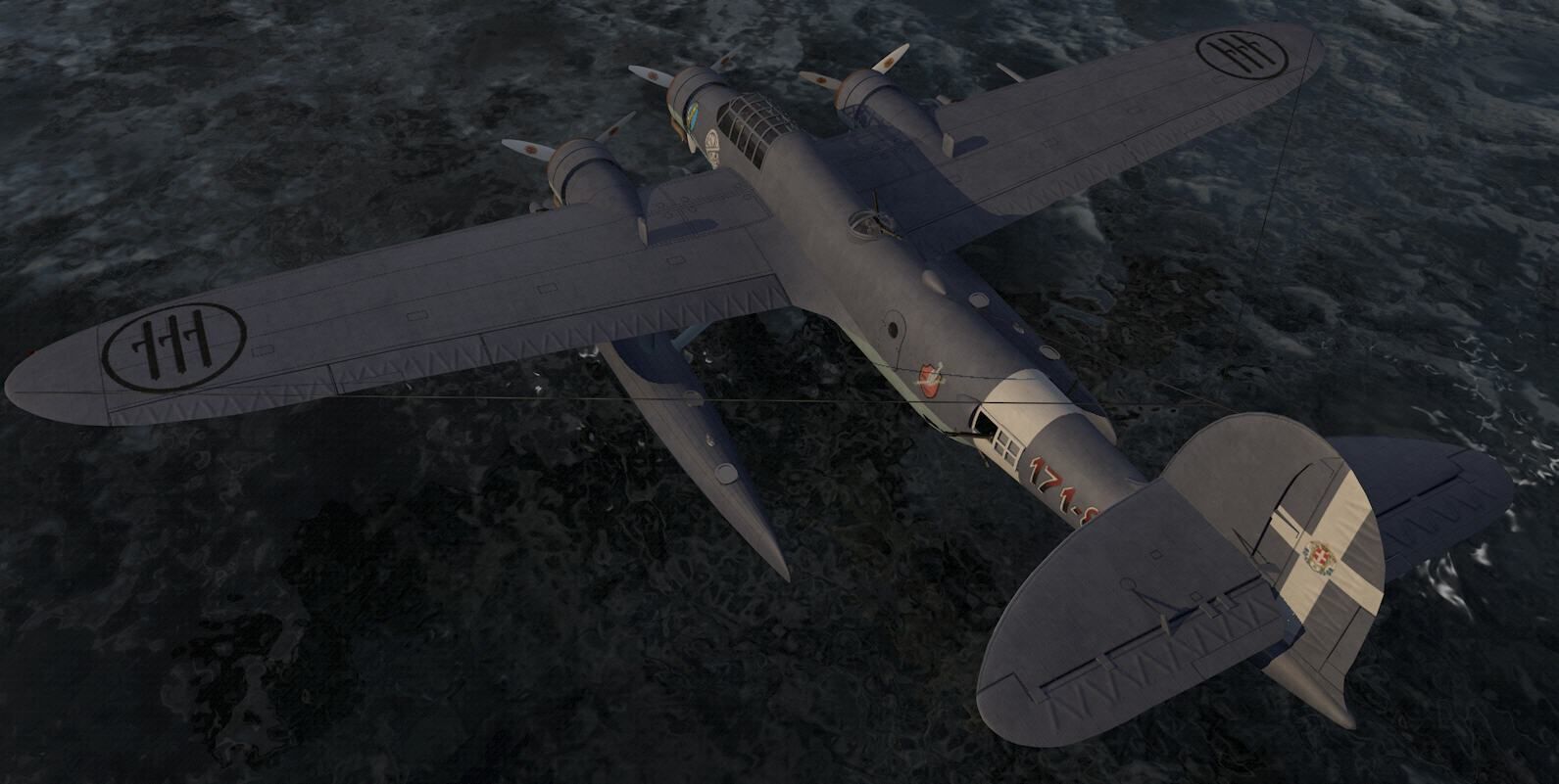 CANT Z-506C Airone 3D model_1