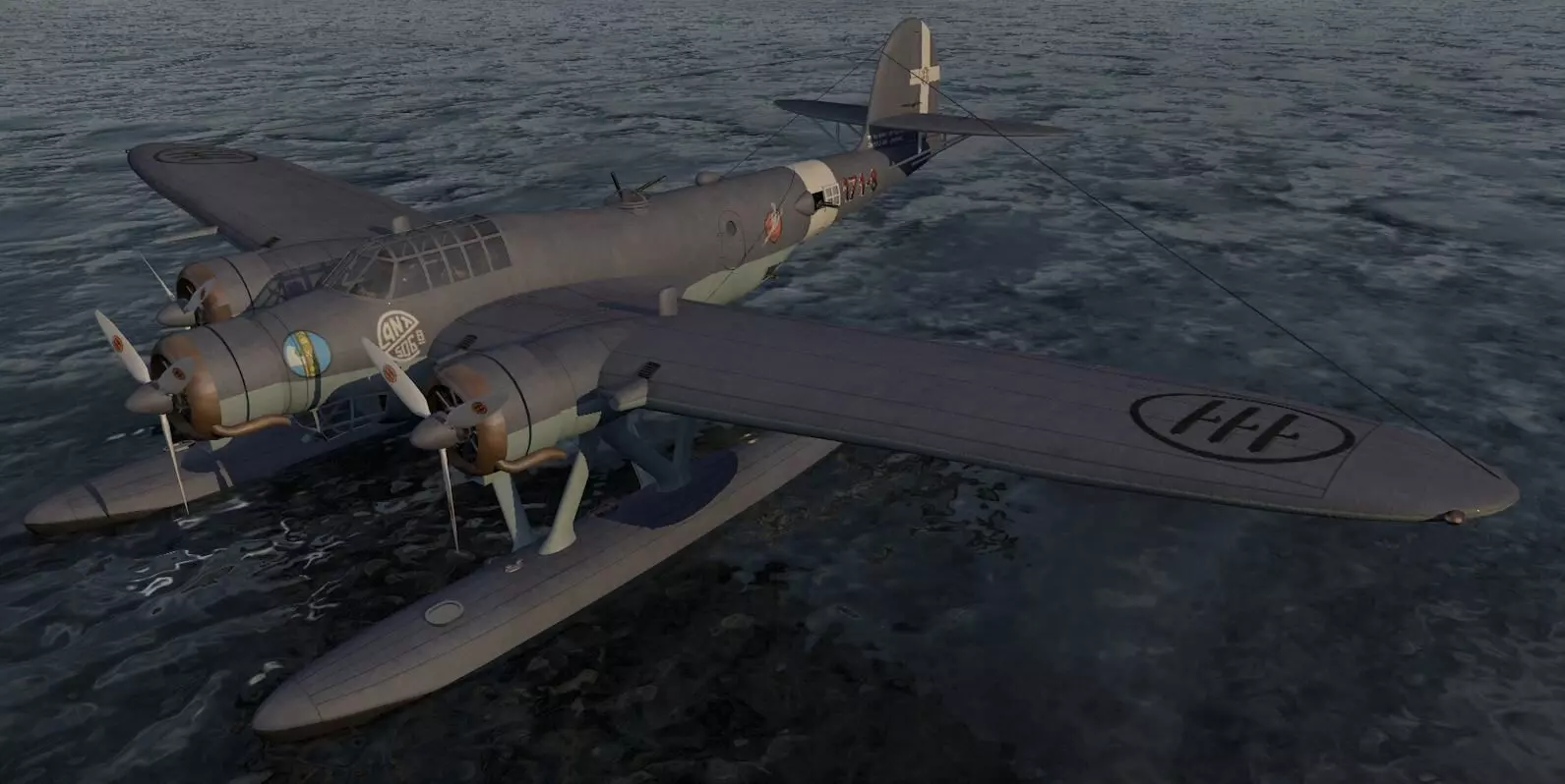 CANT Z-506C Airone 3D model_0