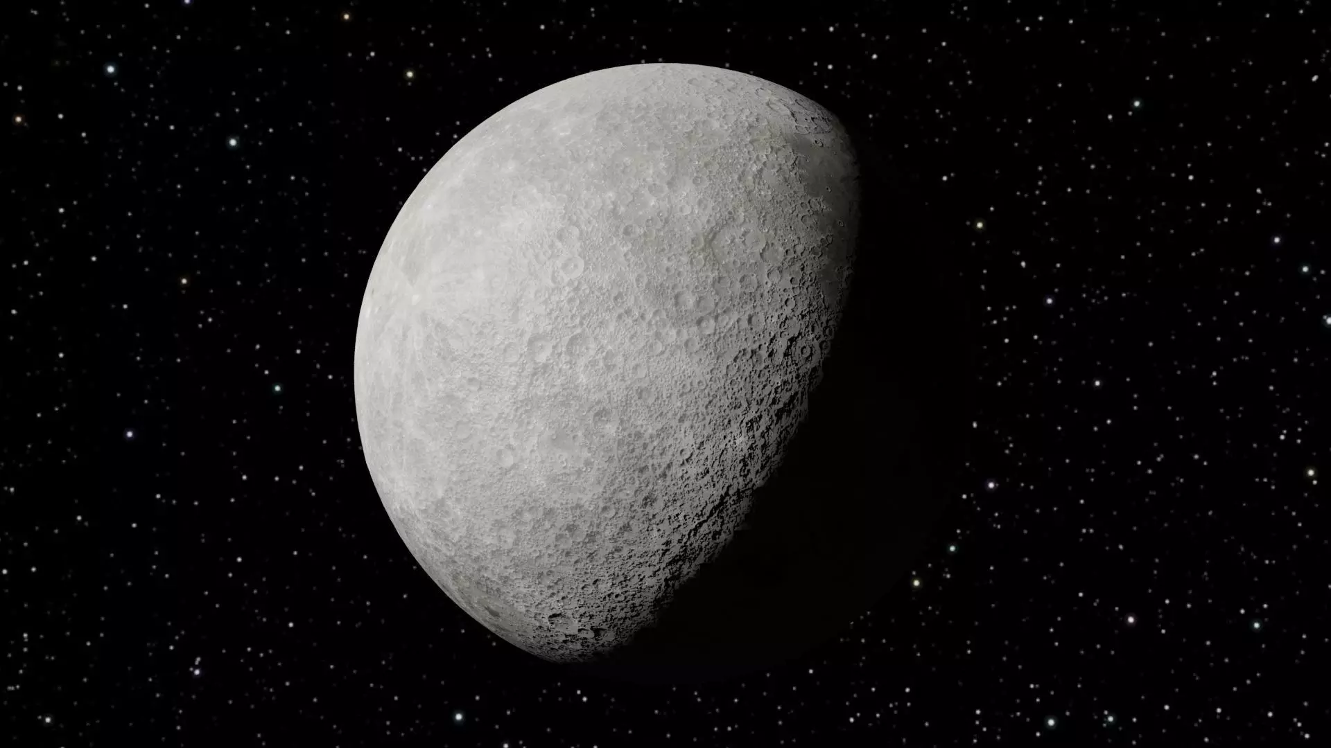 Earth Moon  Free 3D model_0