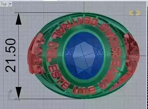 Award ring 372 3D print model