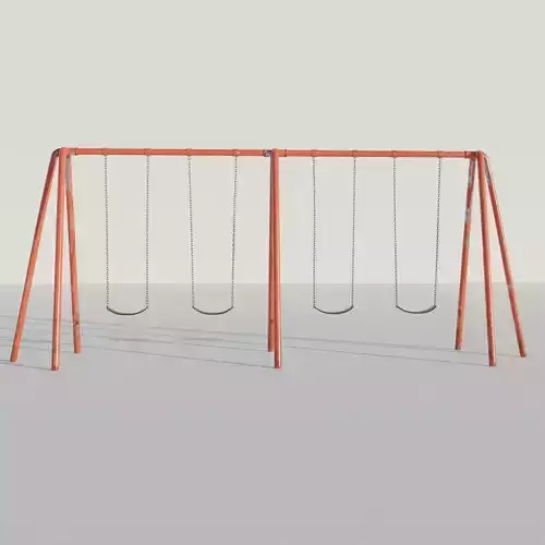 3D model of a Swing Low-poly 3D model
