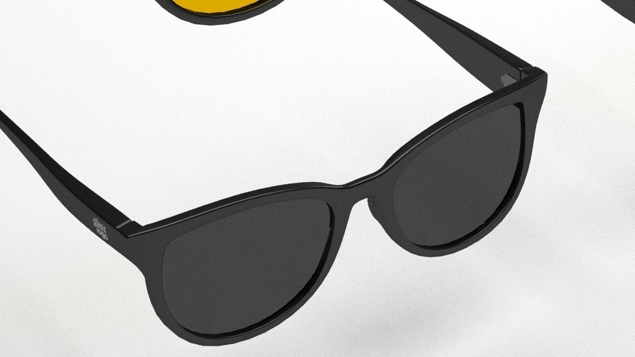 Eye glasses 3D model 7 set 3D model 3D model_22