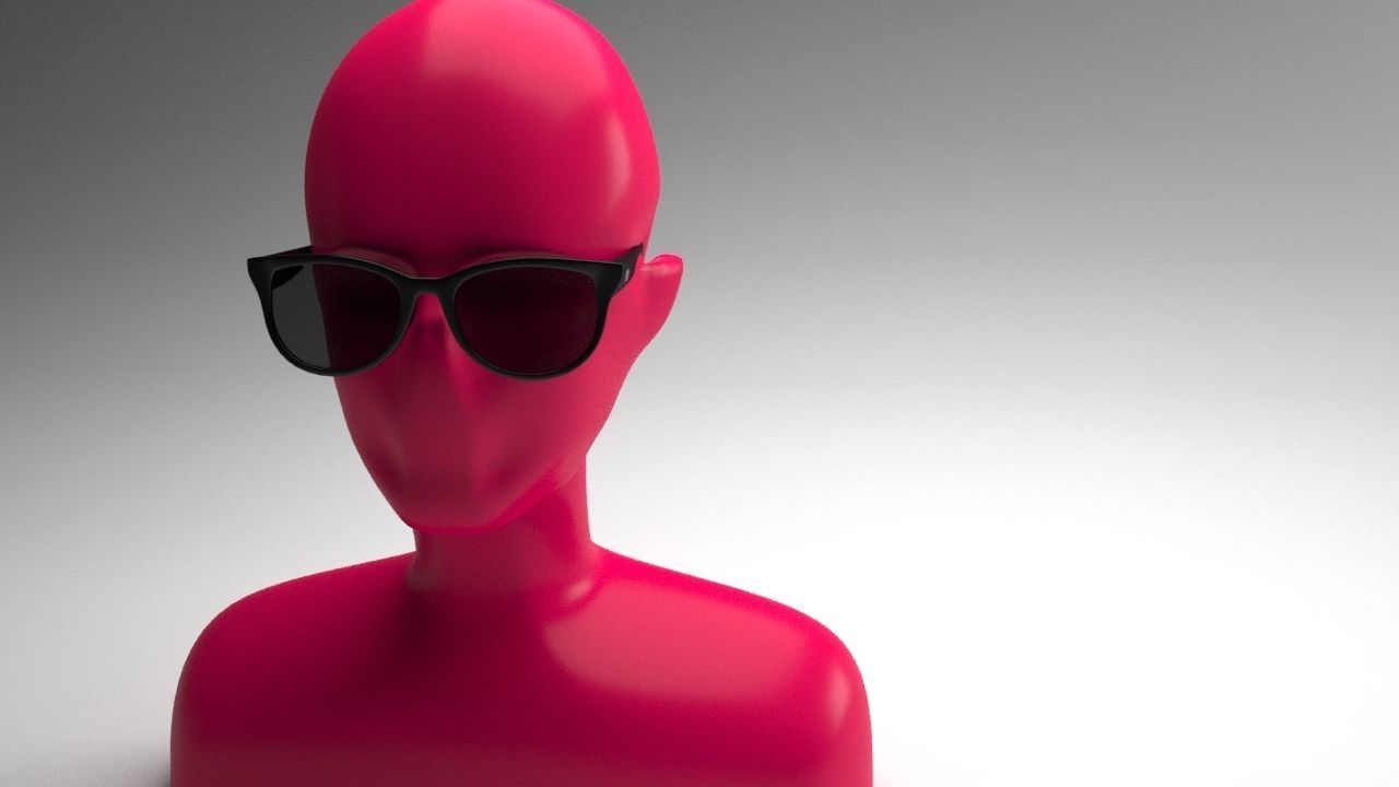 Eye glasses 3D model 7 set 3D model 3D model_9