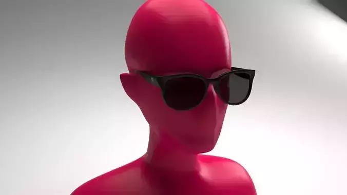 Eye glasses 3D model 7 set 3D model