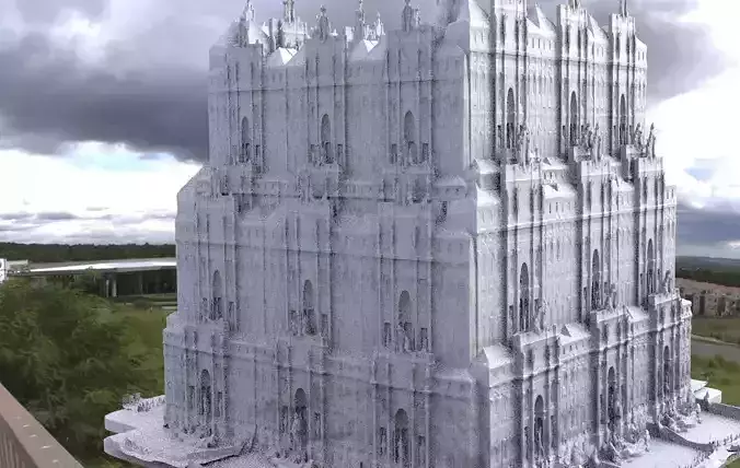 Baroque Architecture French palace tower