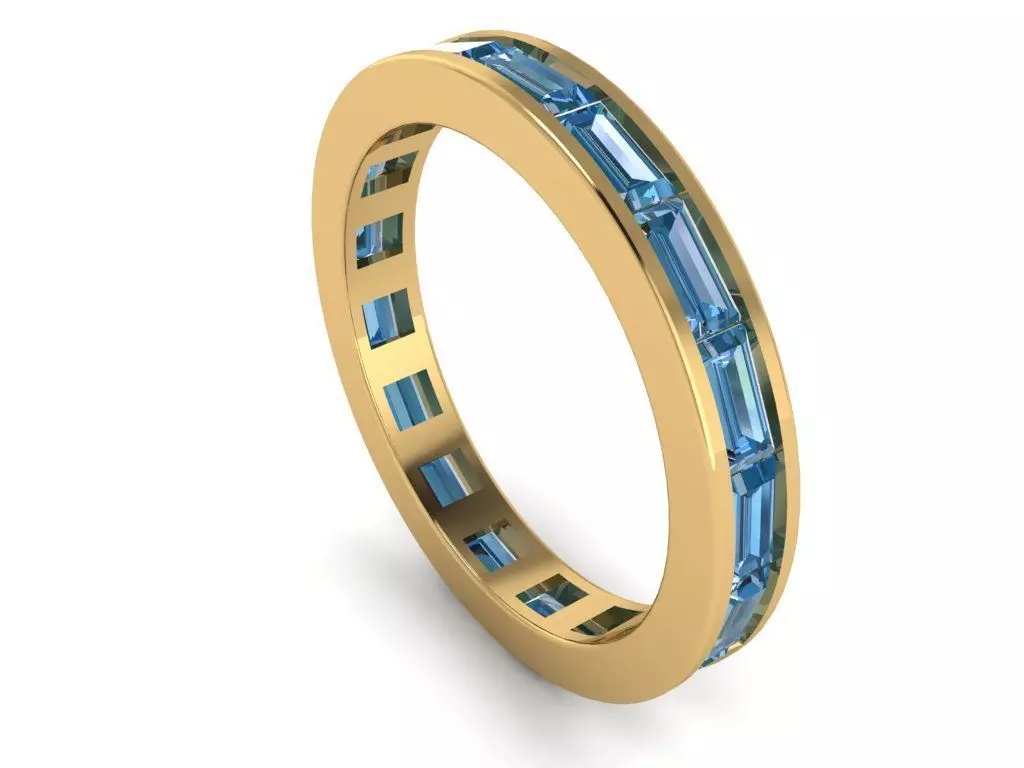 Eternity ring 375 3D print model
