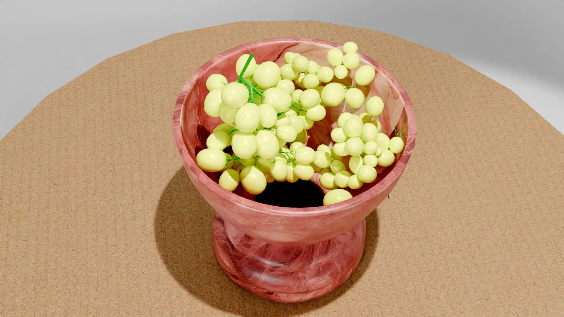 Grapes in Bowl - Updated Version 3D model_1