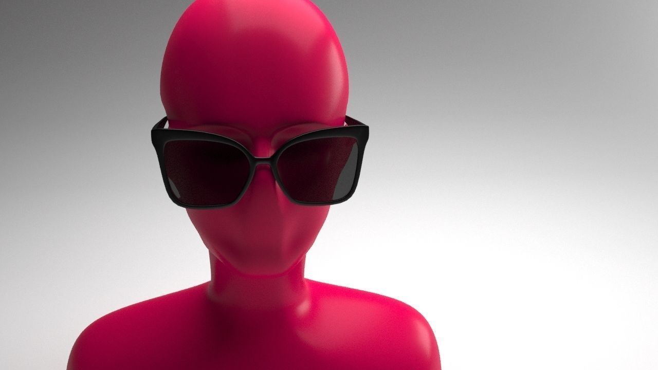 Eye glasses 3D model 8 set 3D model 3D model_6