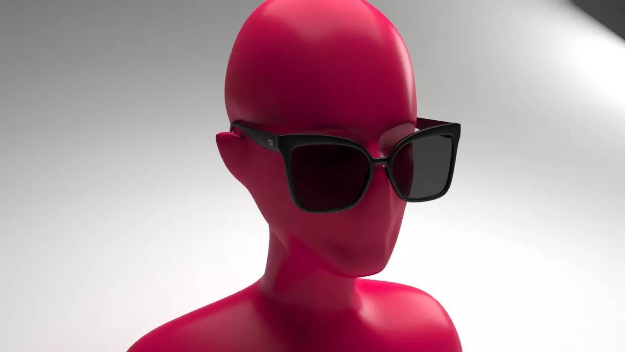 Eye glasses 3D model 8 set 3D model 3D model_0