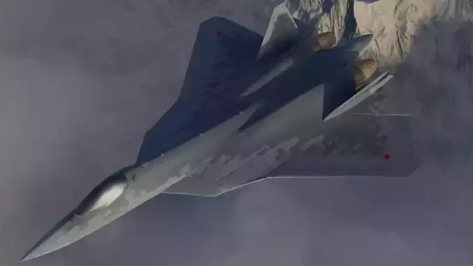SU57 5TH GEN FIGHTER JET