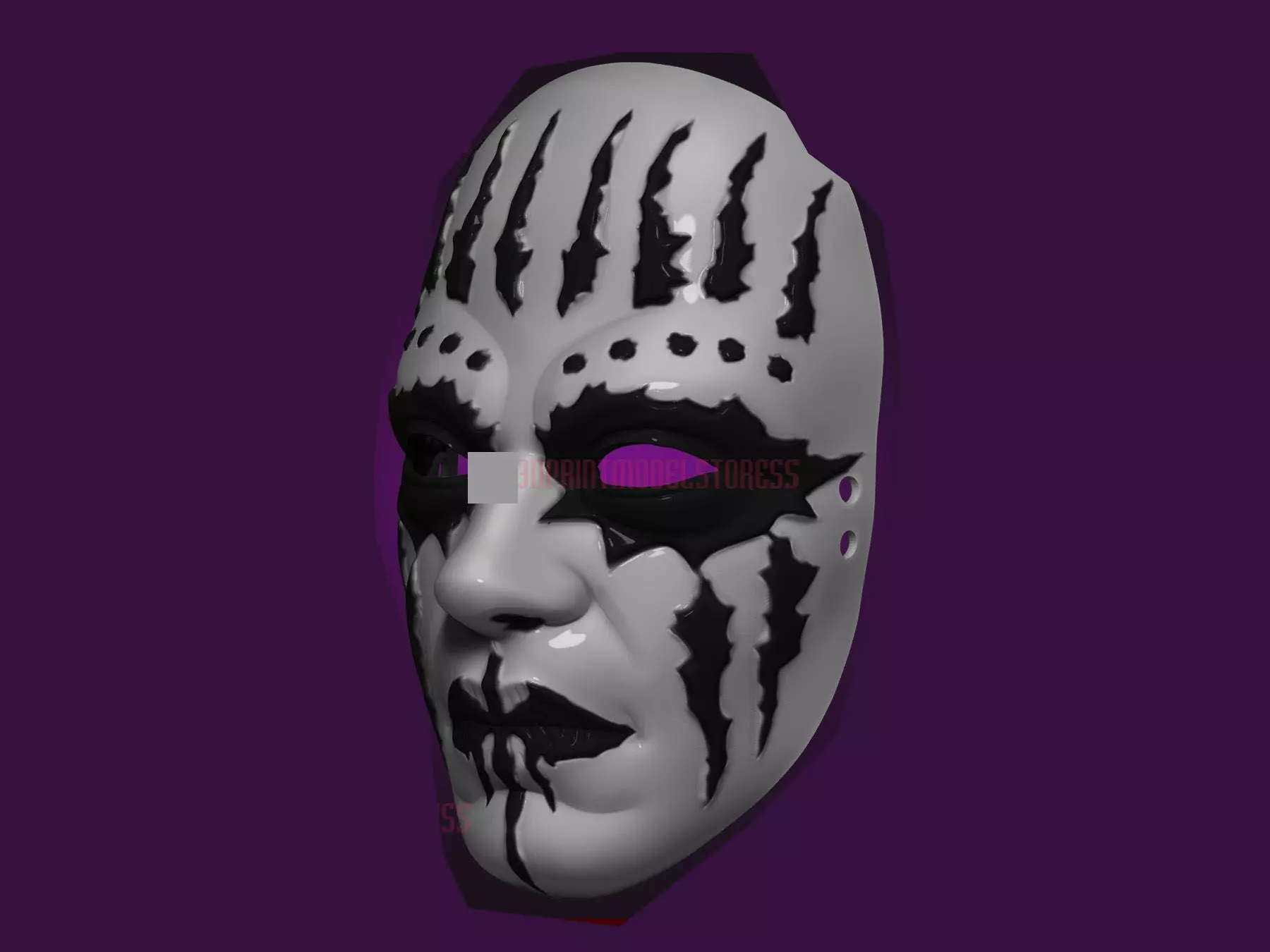 Halloween Slipknot Mask - Joey Jordison Mask 3D print model_0