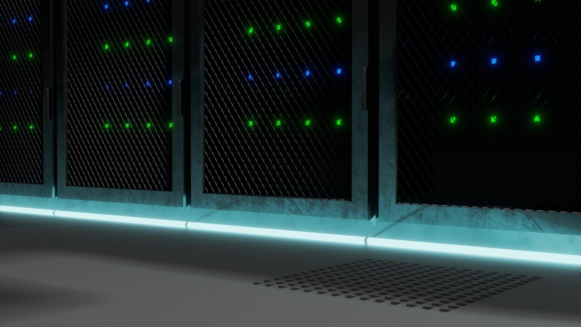 Data center server 3D model_2