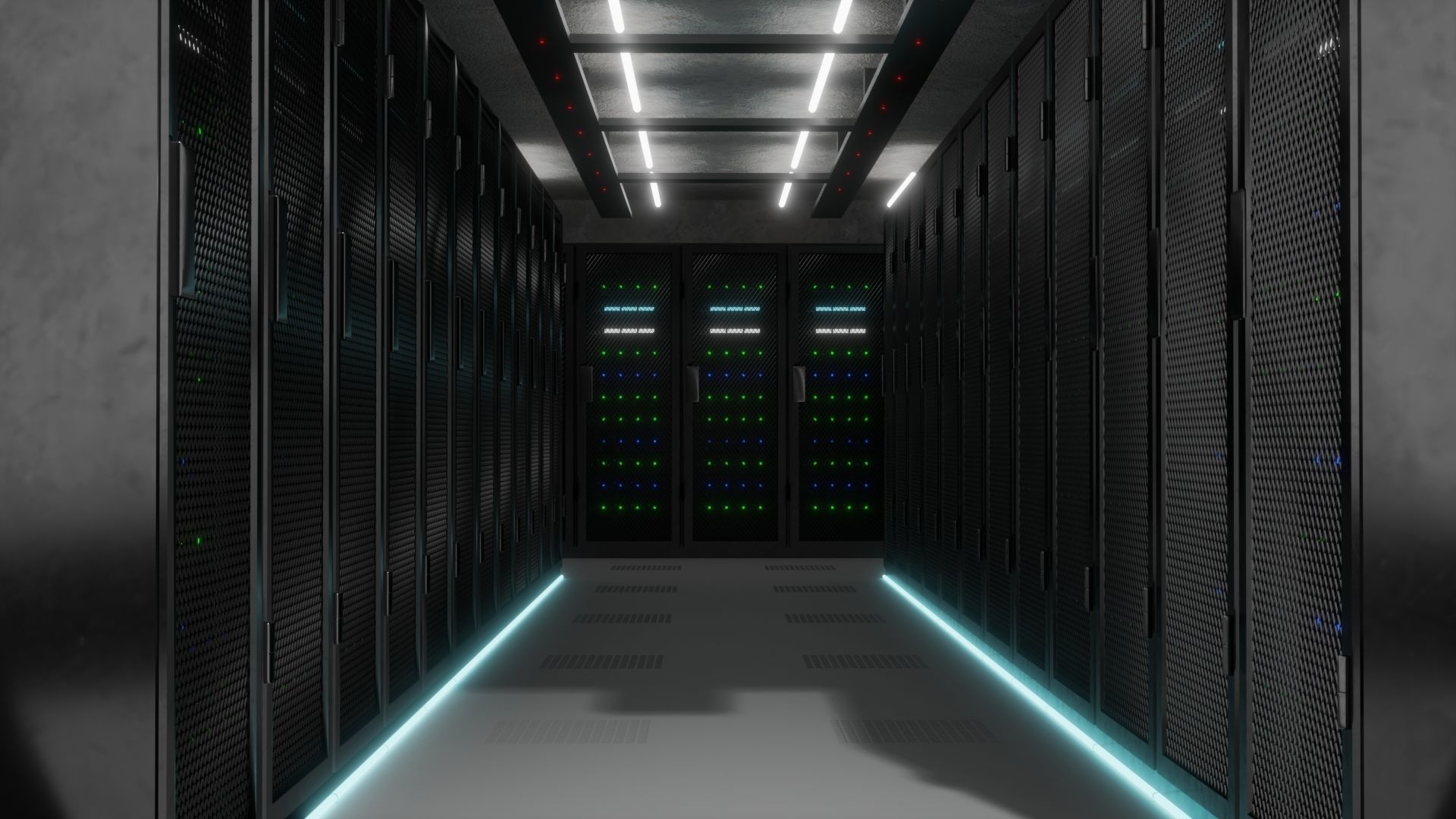 Data center server 3D model_3