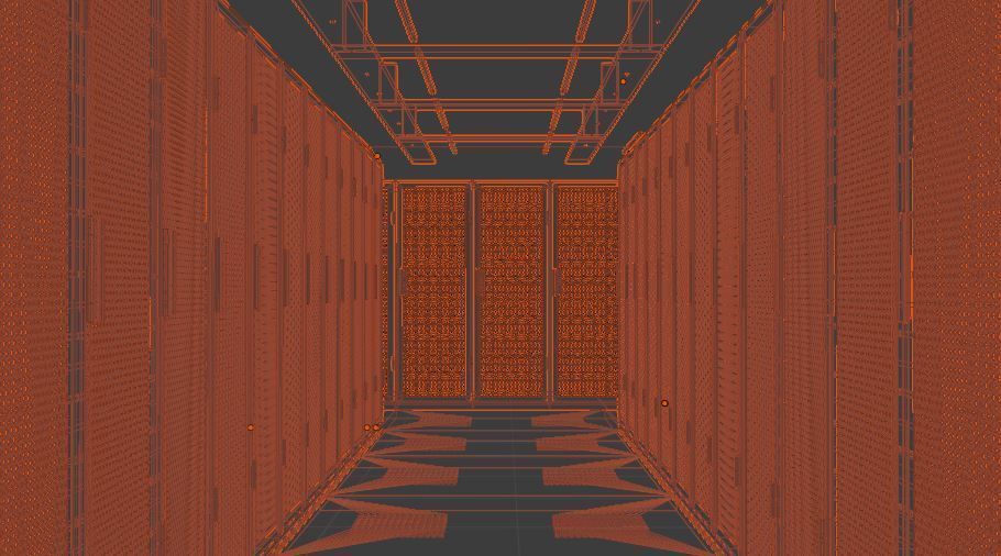Data center server 3D model_4
