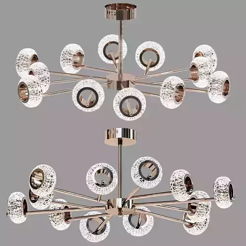 Brass Crystal LED Chandeliers