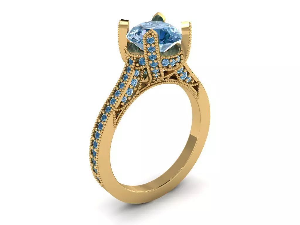 Dimond ring 380 3D print model