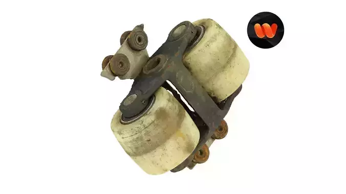 Dirty and Rusty Trolley Raw Scanned