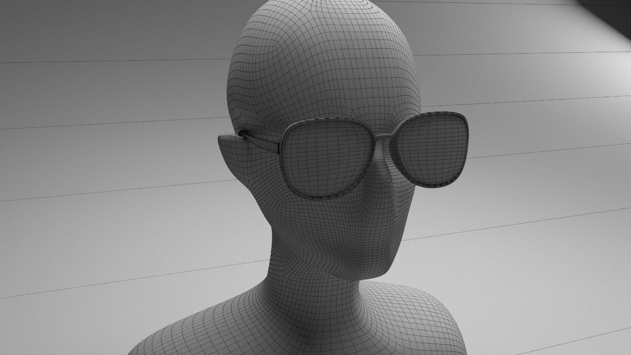 Eye glasses 3D model 14 set 3D model Low-poly 3D model_2