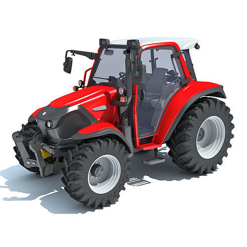 Farm Tractor 3D model