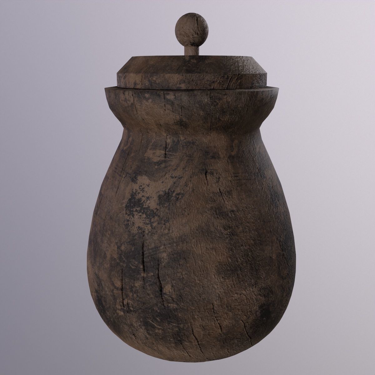 Medieaval Jar Game Ready Low Poly PBR 3D Model  Low-poly 3D model_4