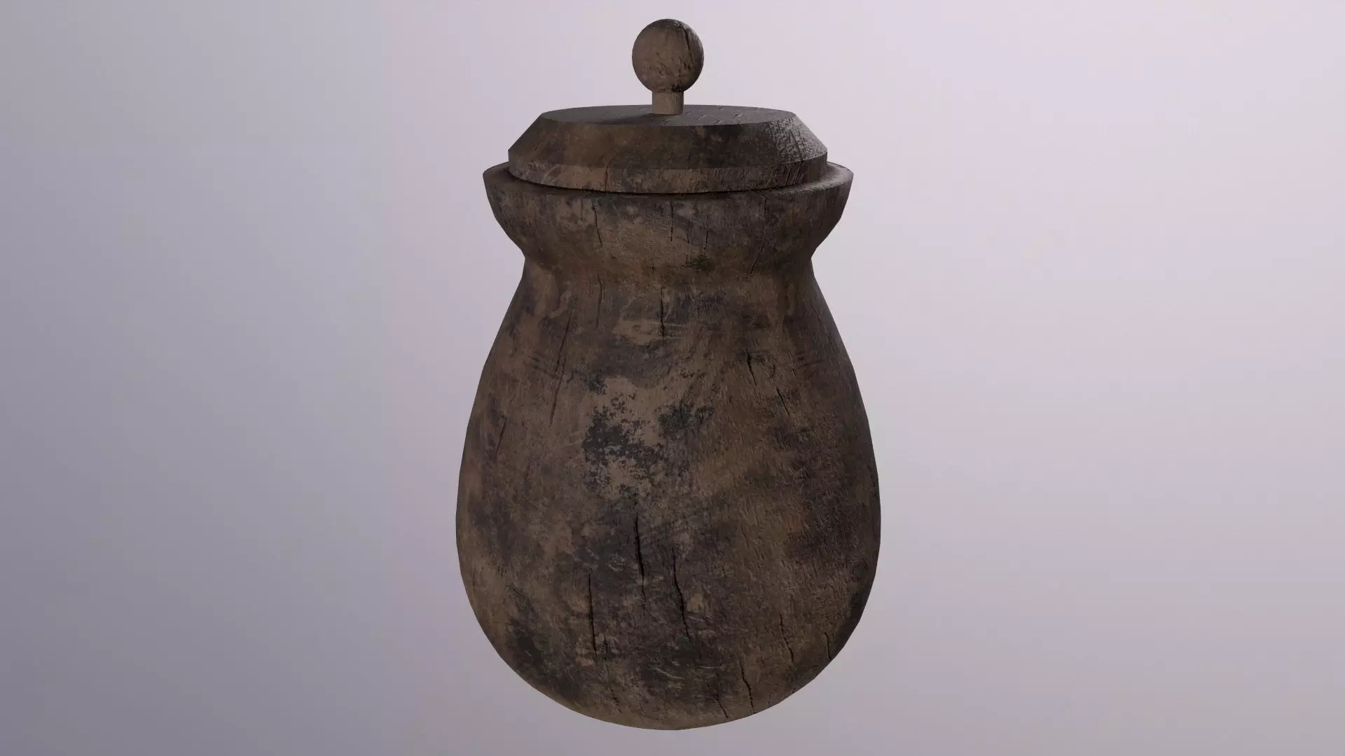 Medieaval Jar Game Ready Low Poly PBR 3D Model  Low-poly 3D model_0
