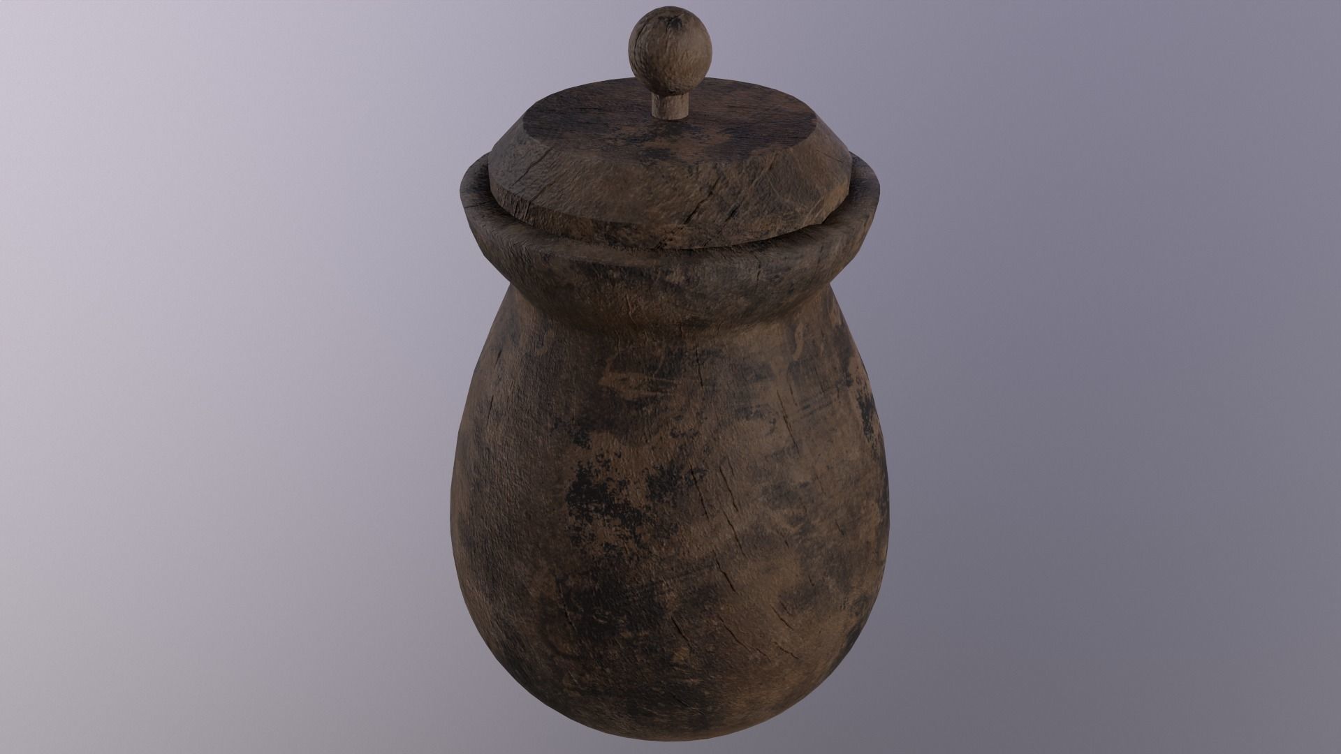 Medieaval Jar Game Ready Low Poly PBR 3D Model  Low-poly 3D model_1