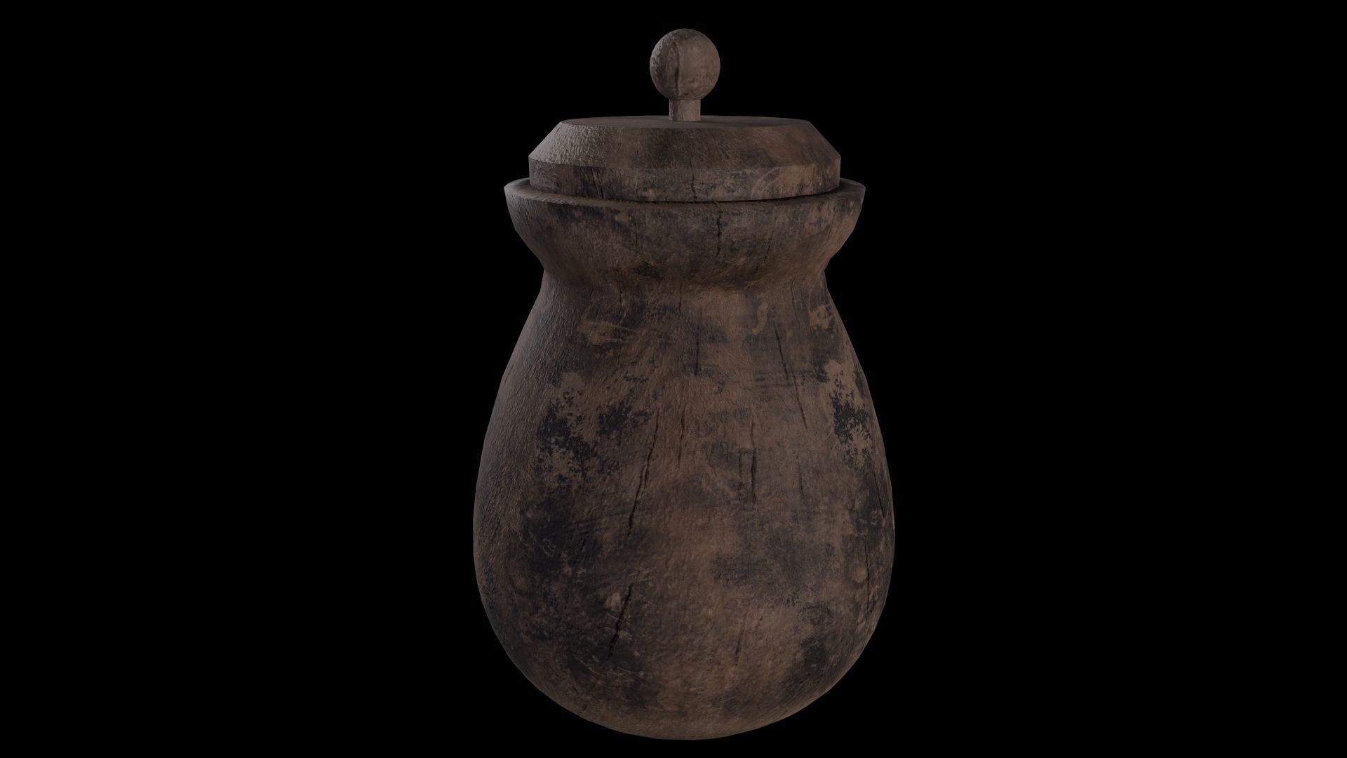 Medieaval Jar Game Ready Low Poly PBR 3D Model  Low-poly 3D model_5