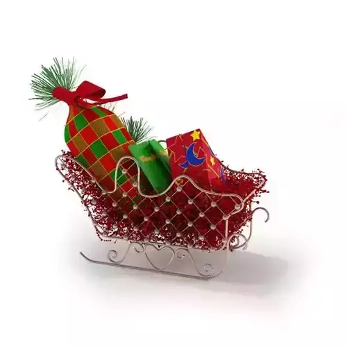 Christmas Sled With Presents