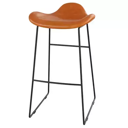 Brown Counter Height Bar Stool 