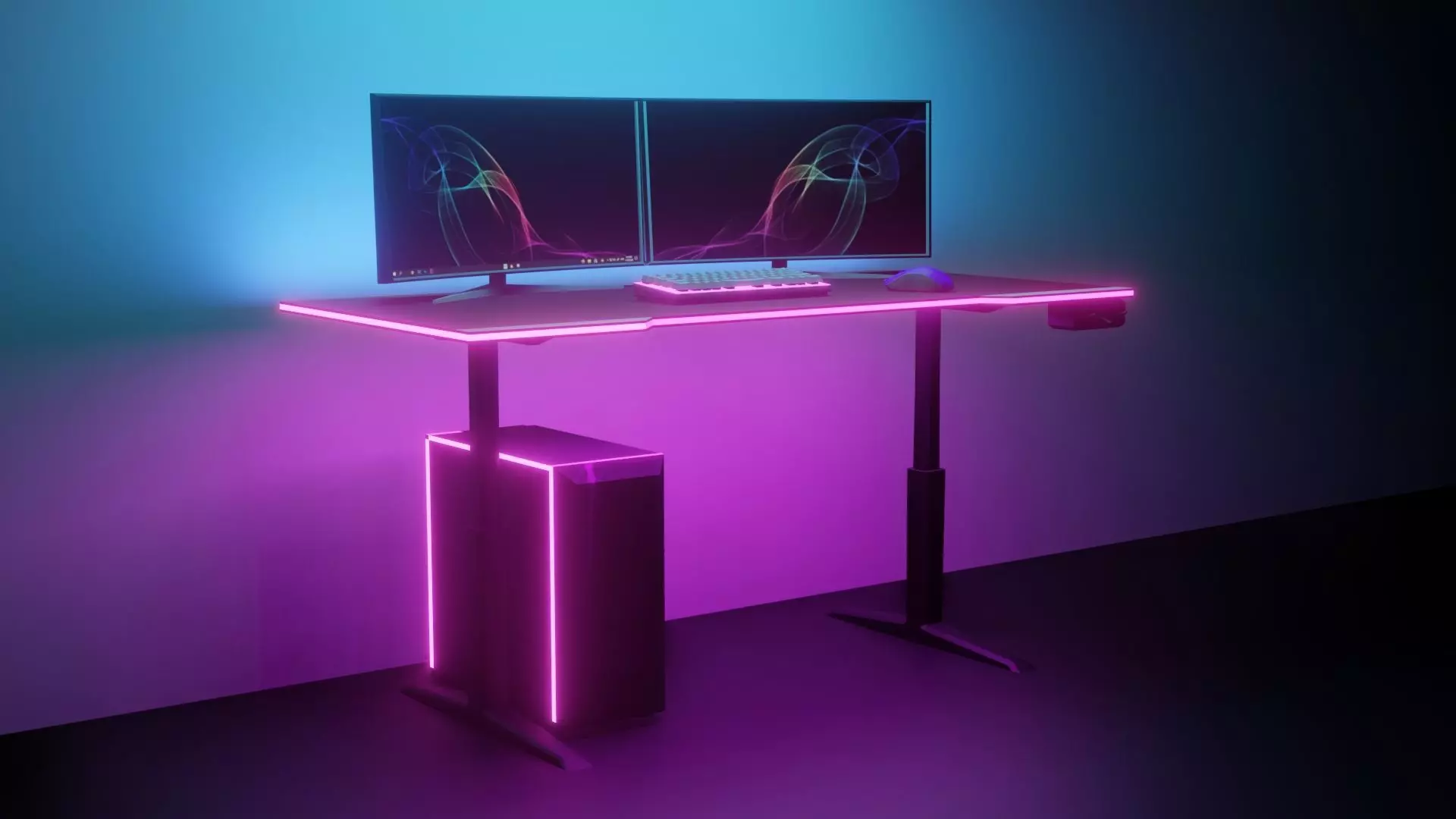 setup Free low-poly 3D model