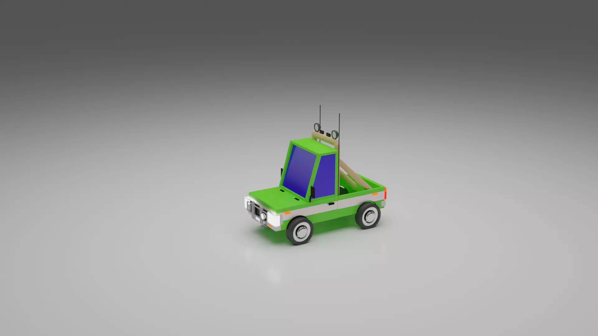 Vehicle toy car Free 3D model