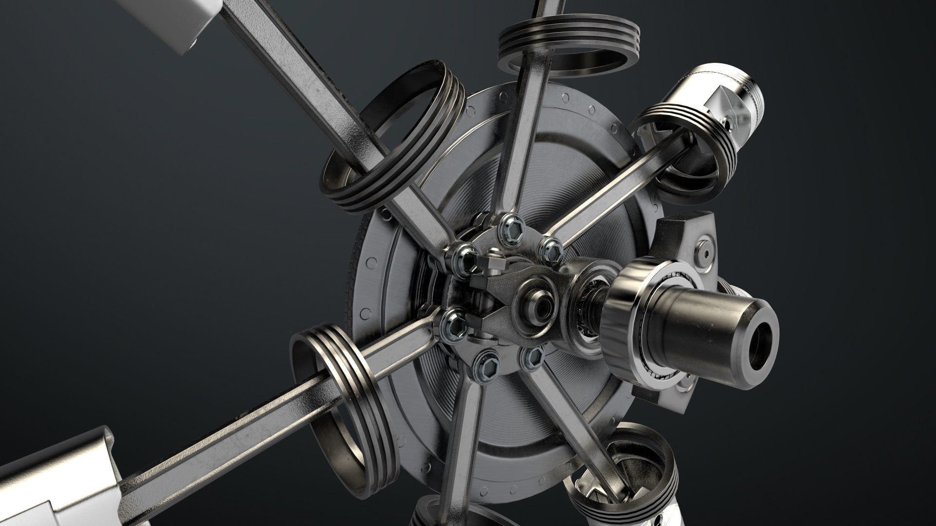 AirCraft Engine 3D model_10