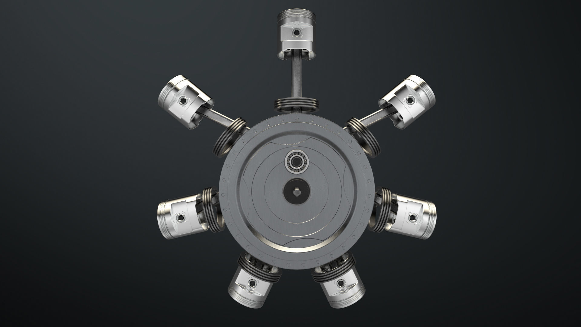 AirCraft Engine 3D model_7