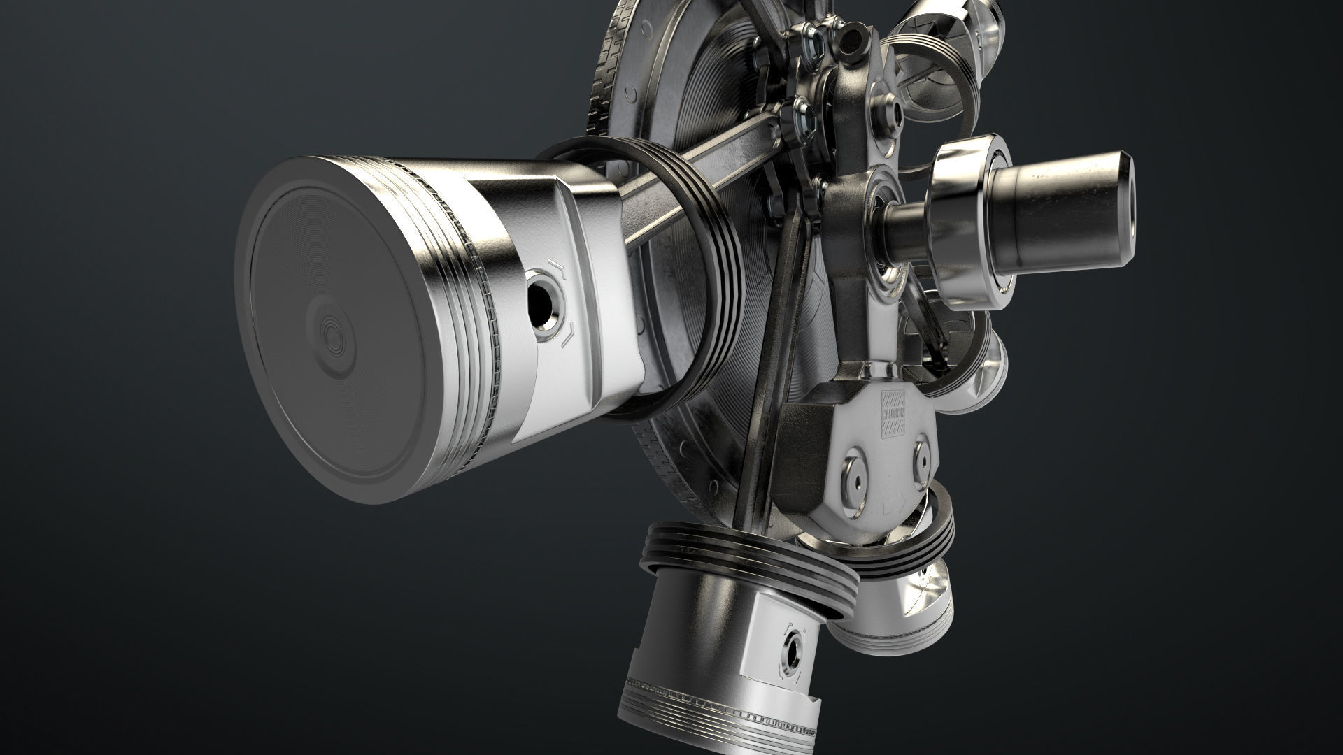 AirCraft Engine 3D model_14