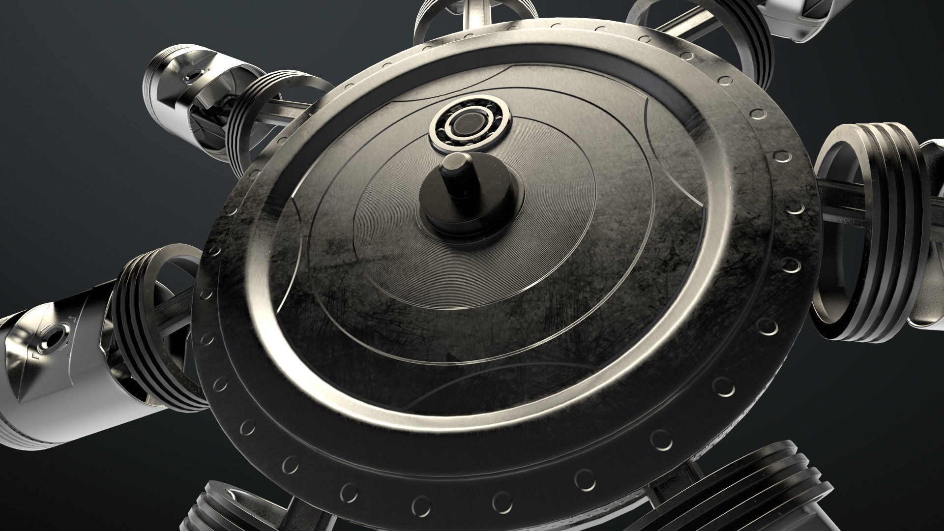 AirCraft Engine 3D model_16