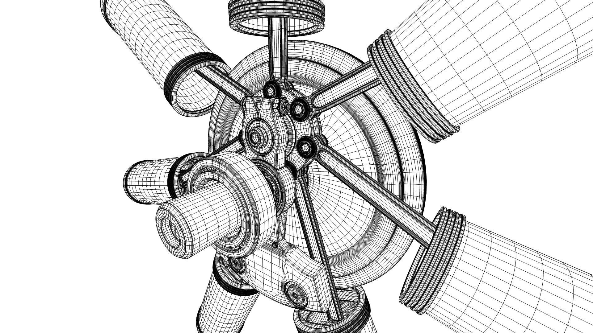 AirCraft Engine 3D model_28