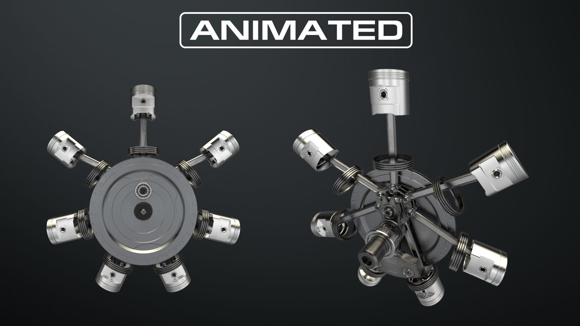 AirCraft Engine 3D model_0