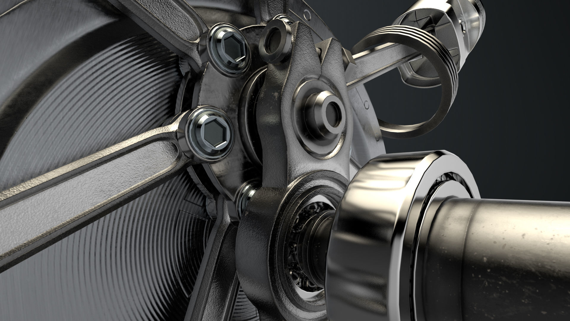 AirCraft Engine 3D model_4
