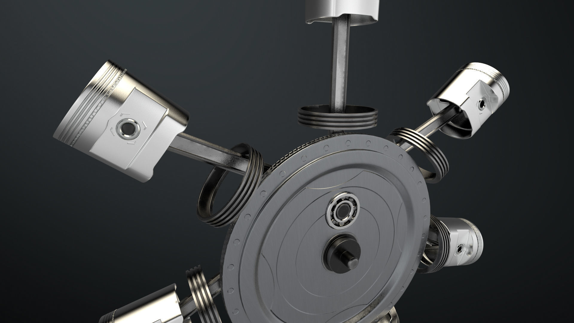 AirCraft Engine 3D model_9