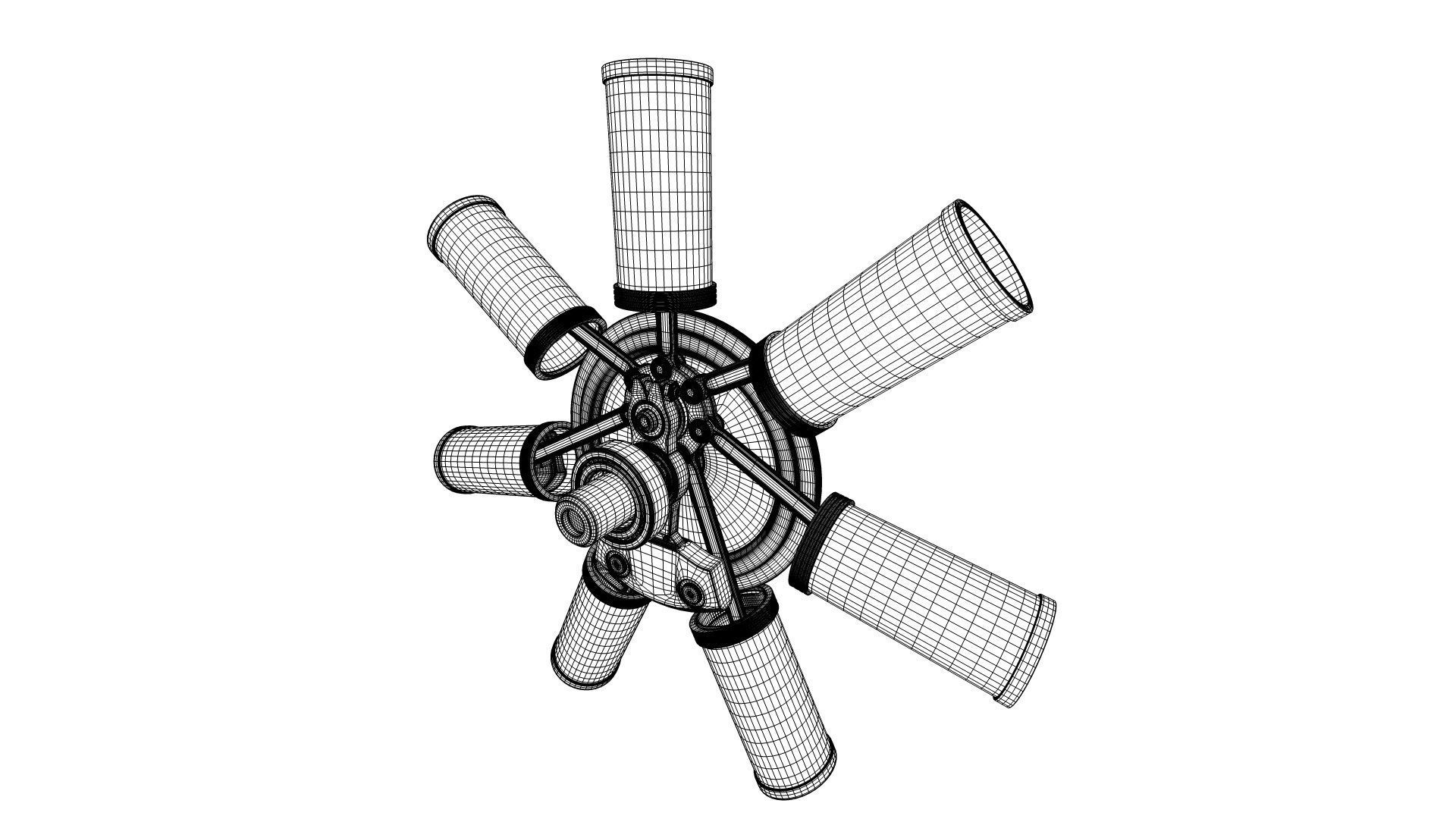 AirCraft Engine 3D model_20