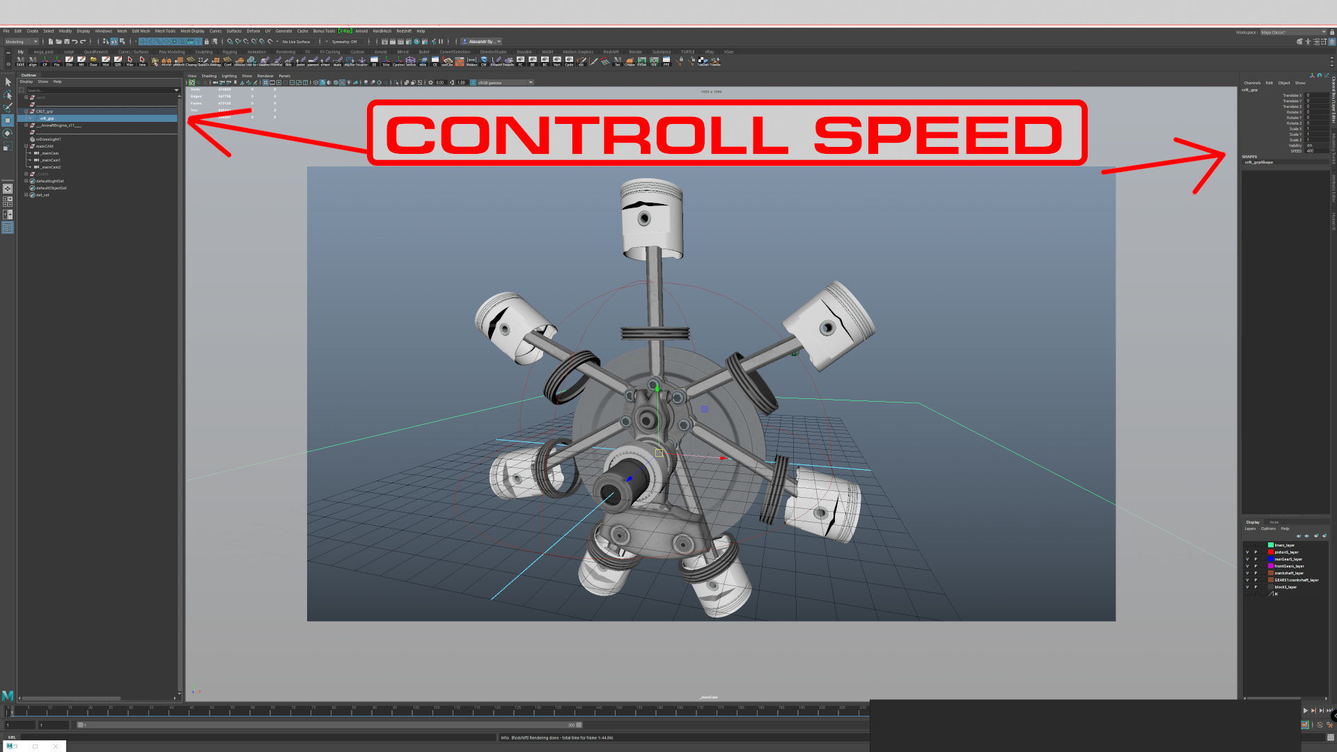 AirCraft Engine 3D model_19