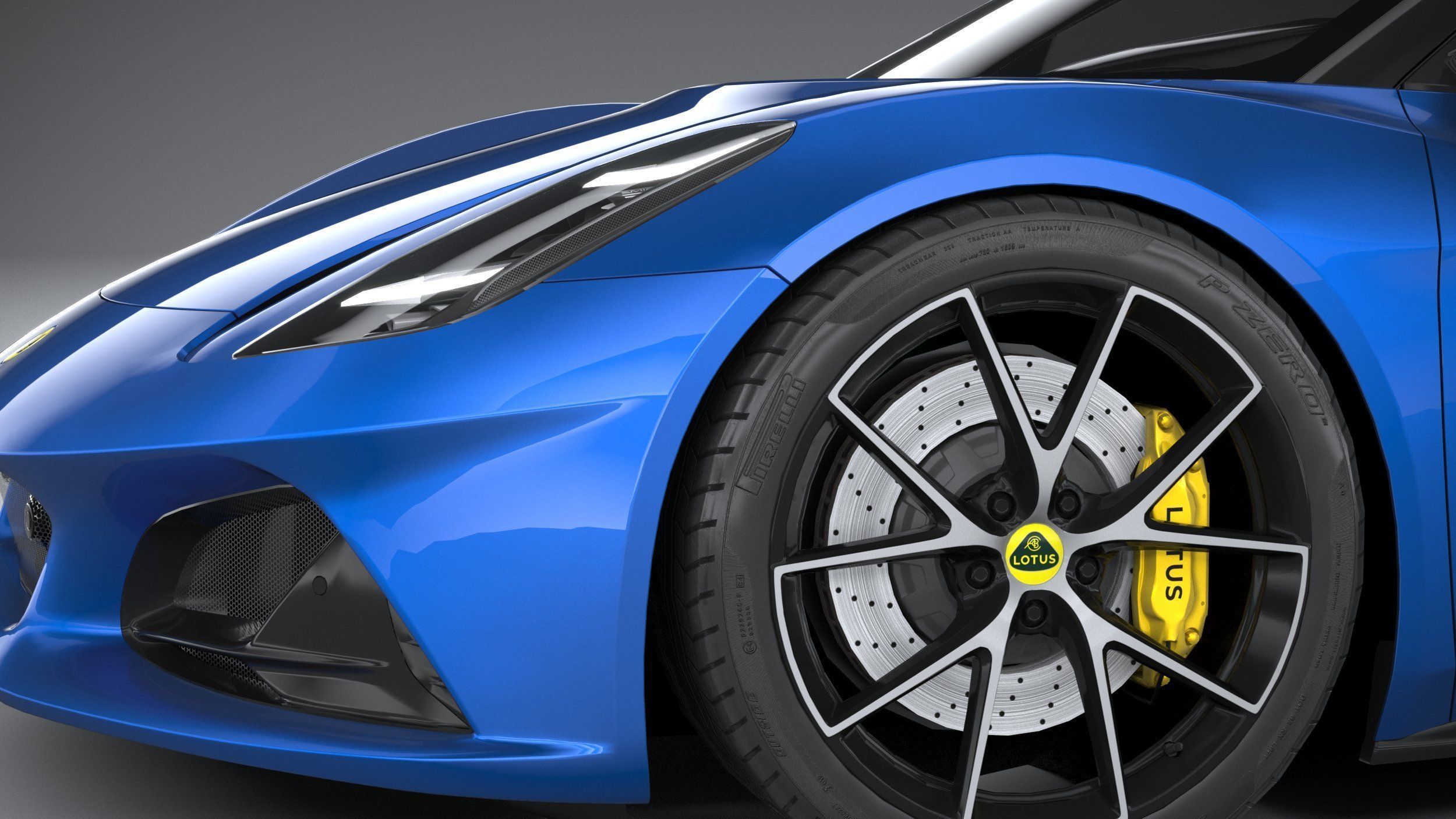 Lotus Emira 2023 LowPoly 3D model_3